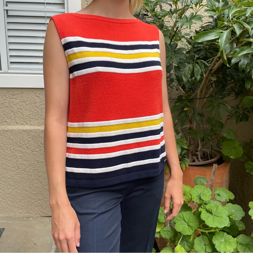 Vintage multicolored St. John Sports knitted top